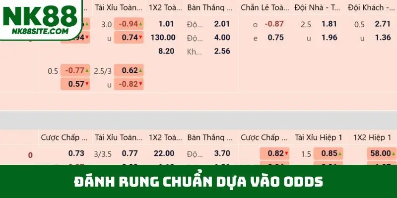 Đánh rung chuẩn dựa vào odds