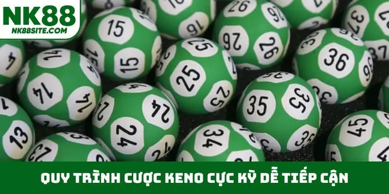 Quy trình cược Keno cực kỳ dễ tiếp cận